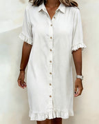 Maria | Comfortable Dress with Flattering Pleats