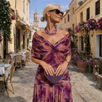 ROSSANA – Off-Shoulder Maxi Dress