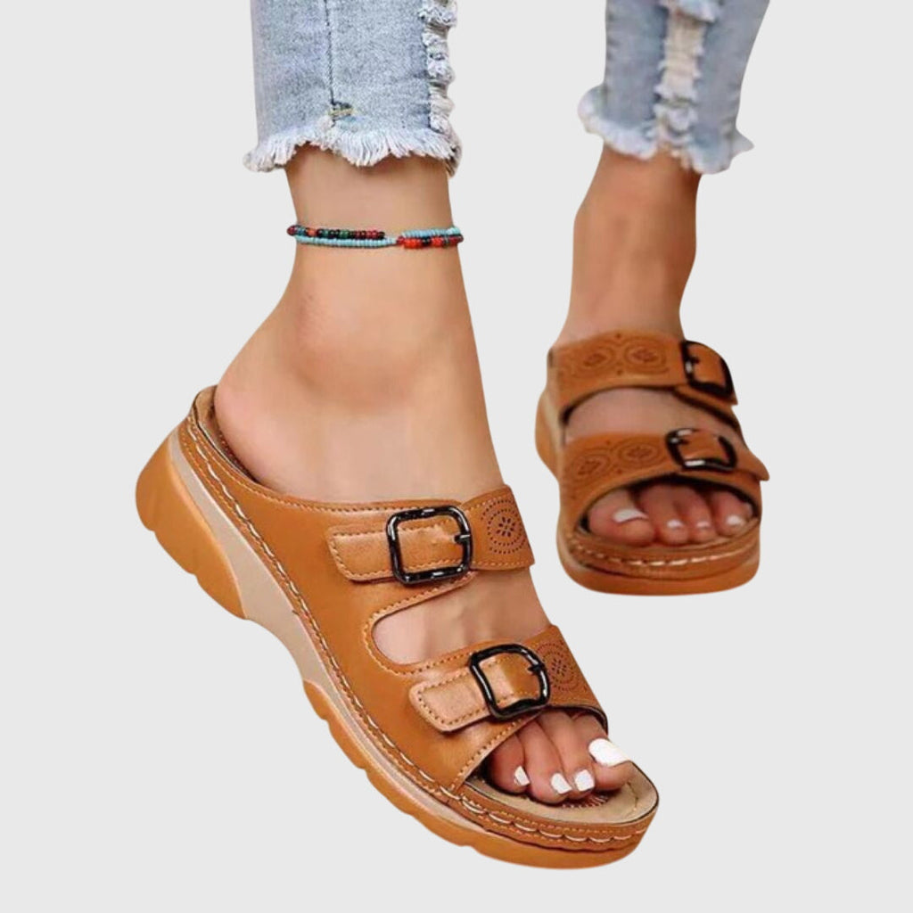 Diora™ | Orthopaedic Leather Sandals