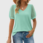 Arlie - Elegant Top With V-neck