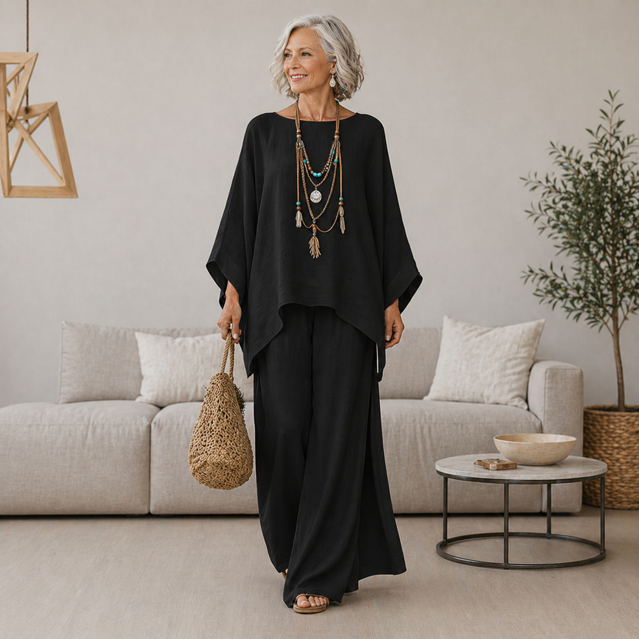 Celeste | Elegant Linen Two-Piece Set
