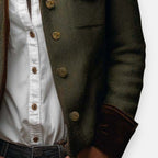 Geraldine – Tweed Jacket with Velvet Details