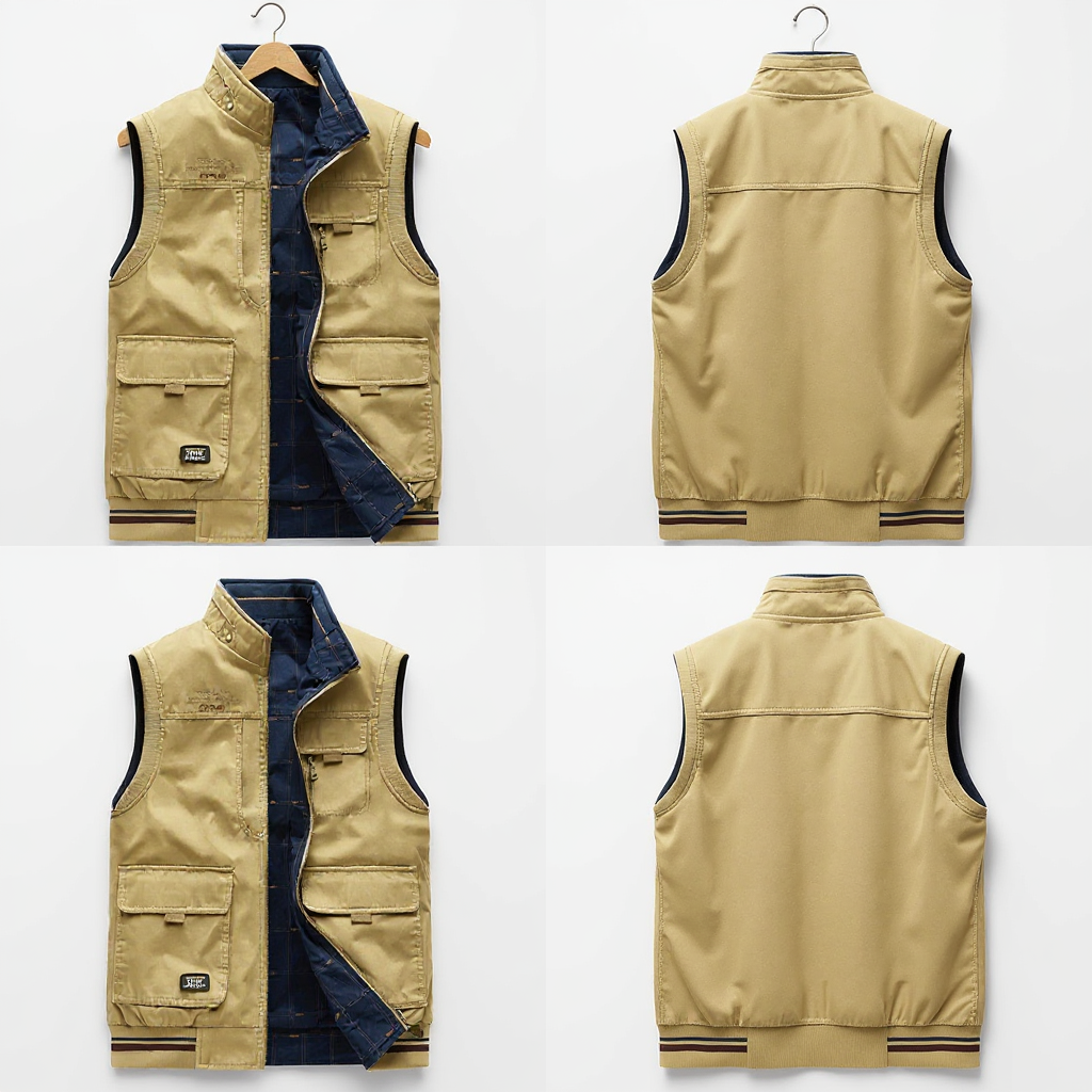 Crispin | Sleeveless Cotton Vest