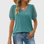Arlie - Elegant Top With V-neck