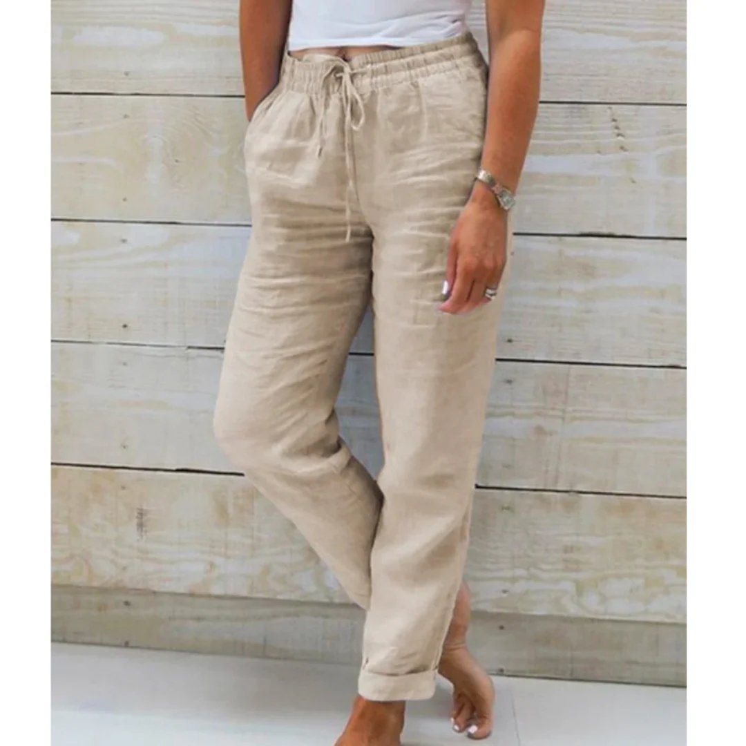 Mikayla | Breathable Cotton Trousers