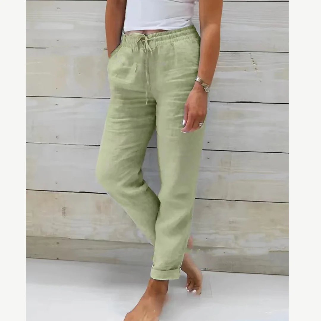 Mikayla | Breathable Cotton Trousers