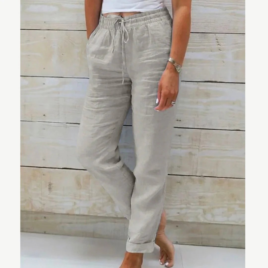 Mikayla | Breathable Cotton Trousers