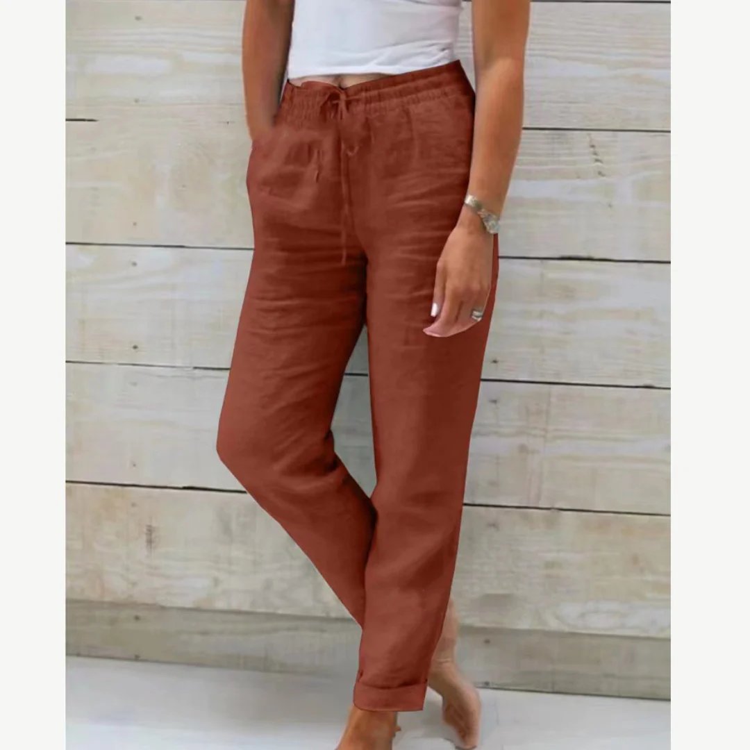 Mikayla | Breathable Cotton Trousers