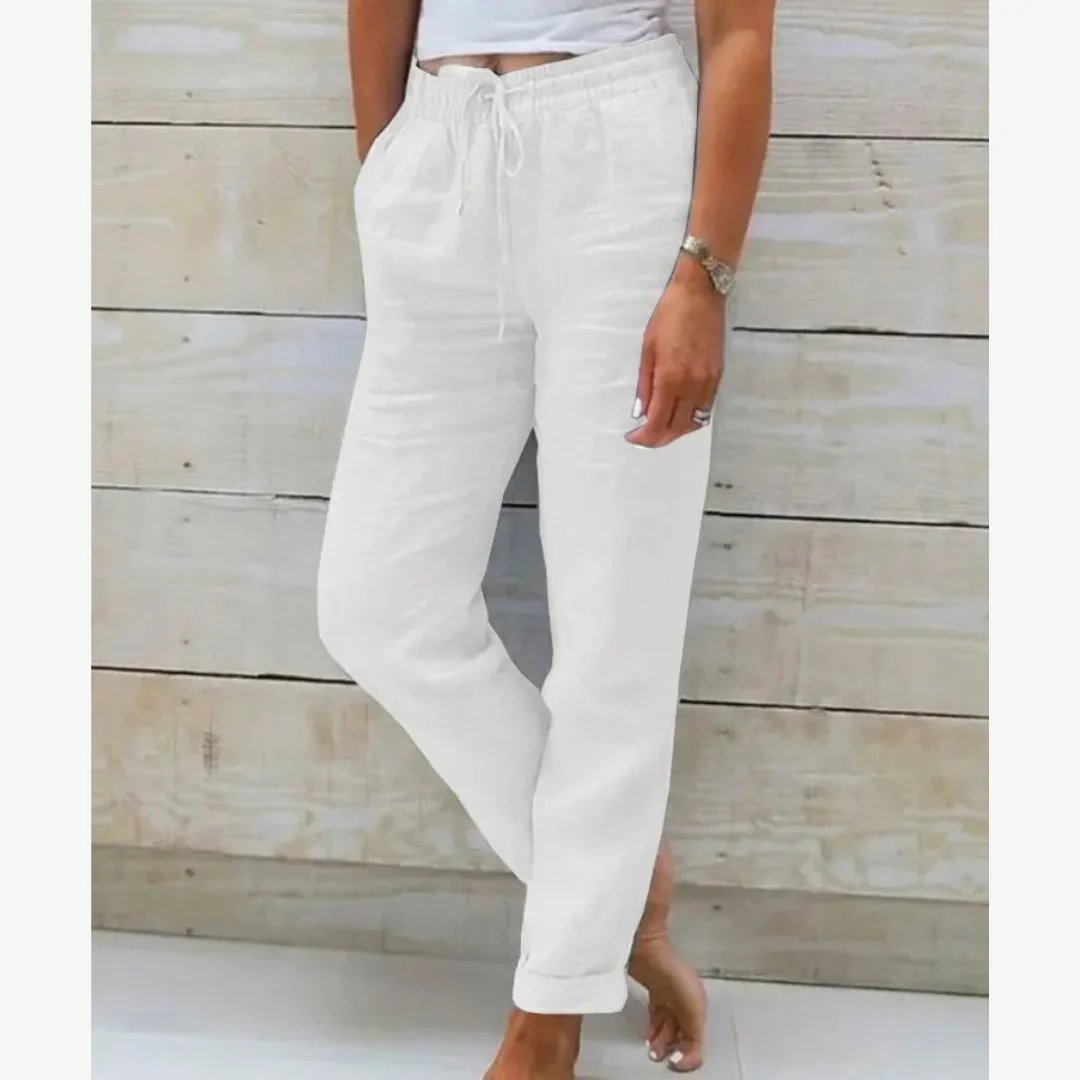 Mikayla | Breathable Cotton Trousers